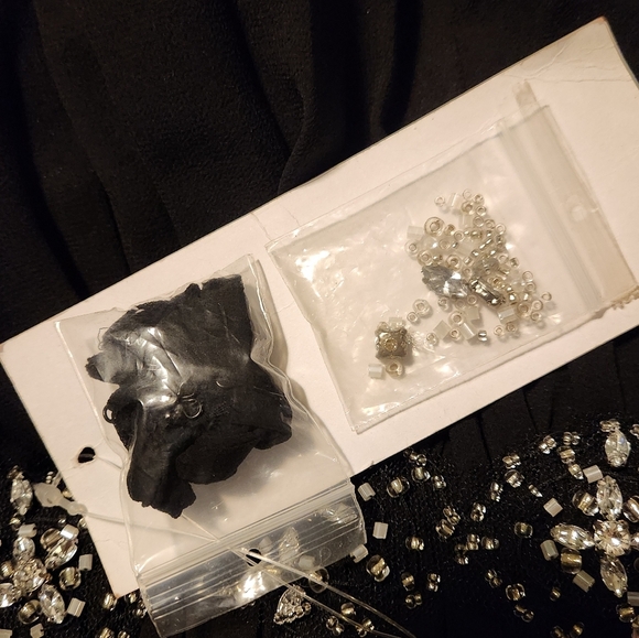 Fiesta Black Strapless Embellished Gown - Picture 10 of 10